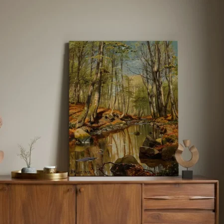 A wooded river landscape (1892)