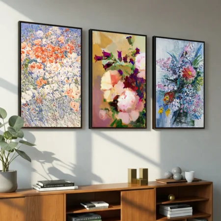 Abstrait Flora (Lot de 3)