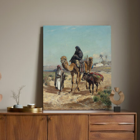 An Arab Traveler And His Wife (1891)