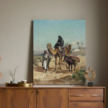 An Arab Traveler And His Wife (1891)