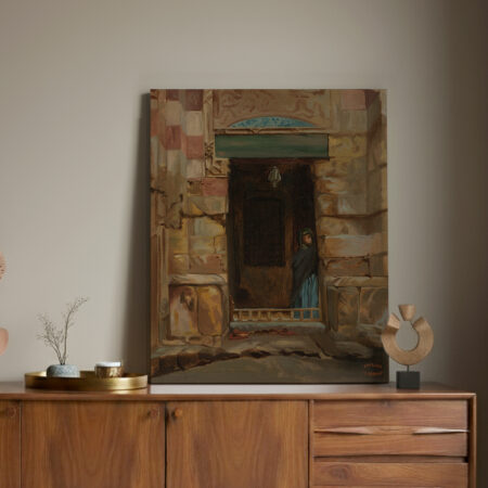 Arab Woman in a Doorway (1870)