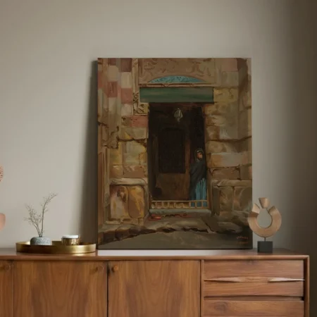 Arab Woman in a Doorway (1870)
