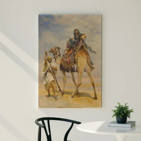 Bedouin Woman On A Camel (1864.)
