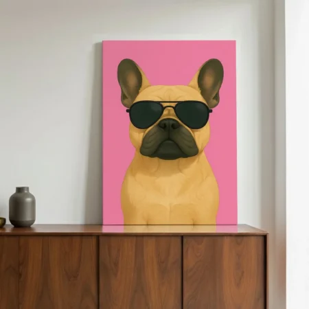 Bulldog a Lunettes
