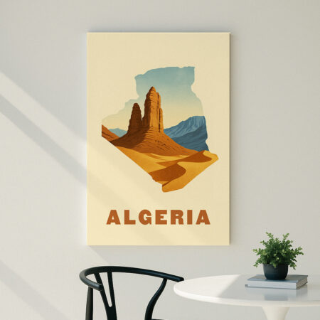 Carte Algérie (Hoggar)