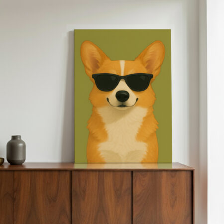 Corgi a Lunettes