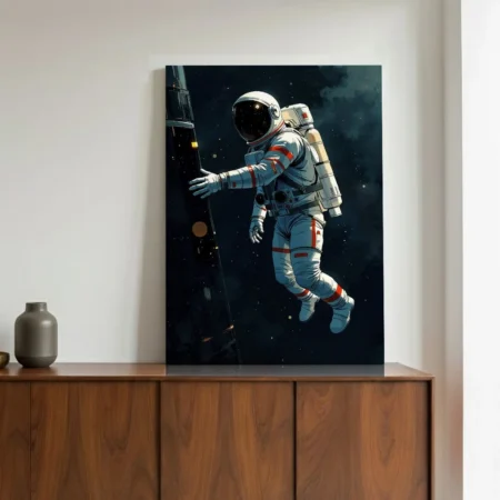 Cosmonaute en Espace