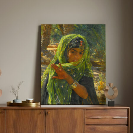 Fille au voile, Etienne Dinet