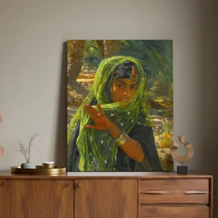 Fille au voile, Etienne Dinet