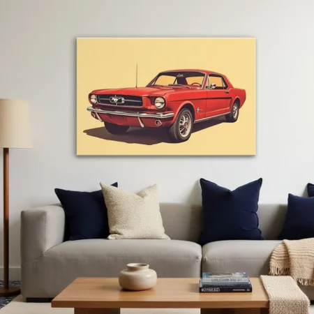 Ford Mustang Rouge