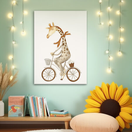 Giraffe Bicyclette