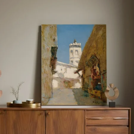 La Rue Des Blondeurs À Alger (1876)