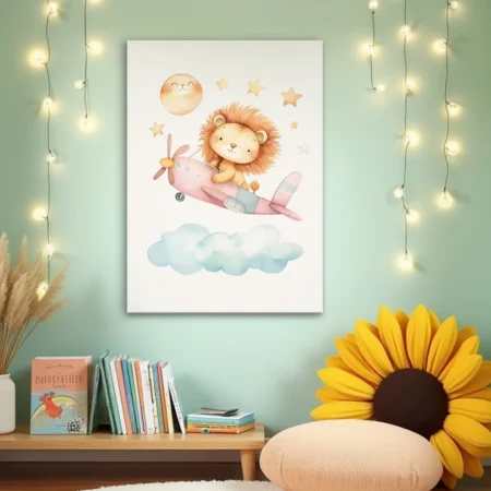 Lion dans l'Avion