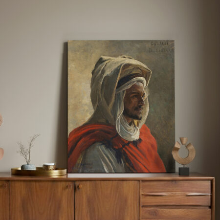 Man Wearing a Burnous, Algeria (1885)