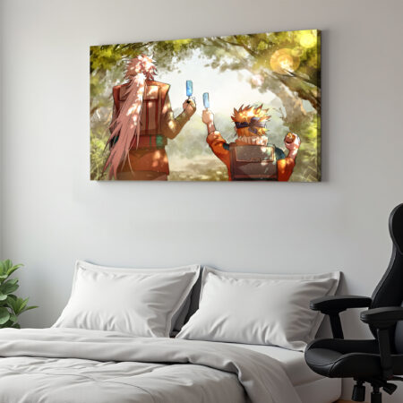 Naruto et Jiraiya (Glaces)