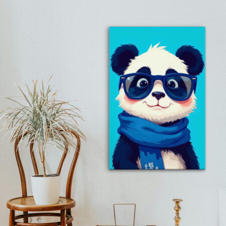 Panda a lunette
