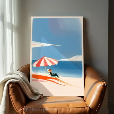 Pause en plage