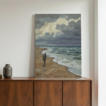 Plage en temps Agité