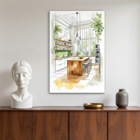 Sketch Aquarelle (Cuisine)