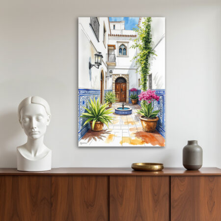 Sketch Aquarelle (La Cour)