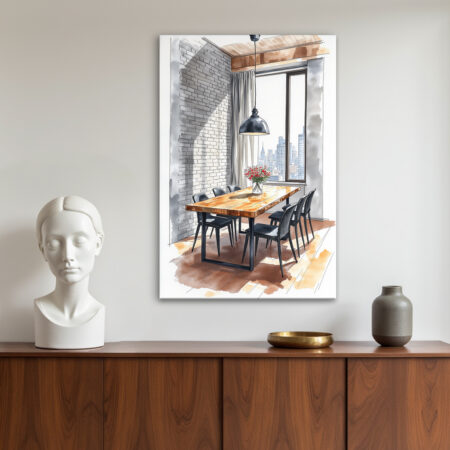 Sketch Aquarelle (Salle a Manger)