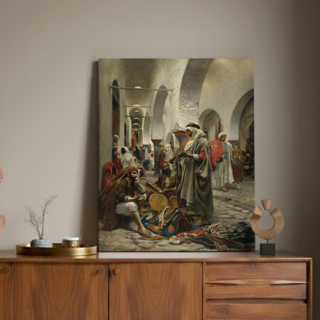 The Souk Des Étoffes, Tunis (1889)