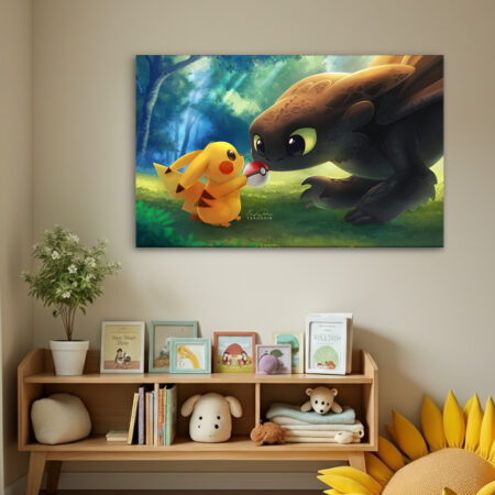 Toothless et Pikachu