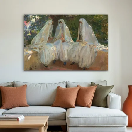 Trois Beautés Algerienne au bord du puit (1910)