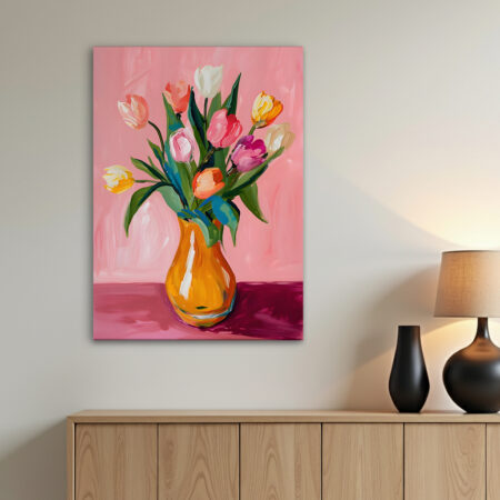 Vase à Tulipes