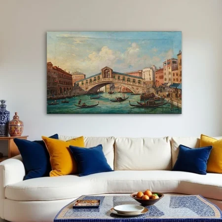 Venice, the Rialto Bridge in Venice