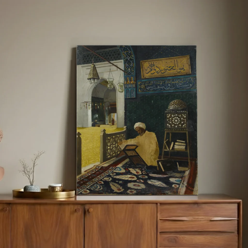 Reciting The Quran 1910 Osman Hamdi Bey
